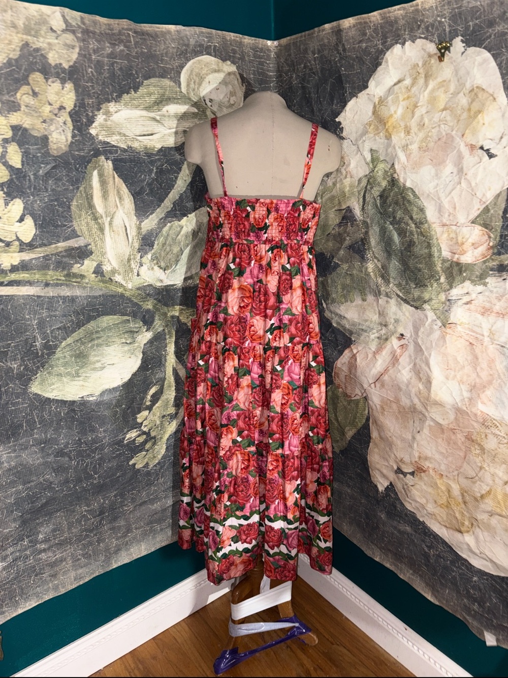 Sachin & Babi Pink & Red Floral Maxi Dress - Picture 5 of 5